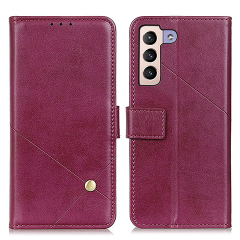 Handytasche Stand Schutzhülle Flip Leder Hülle D04Y für Samsung Galaxy S21 Plus 5G Violett