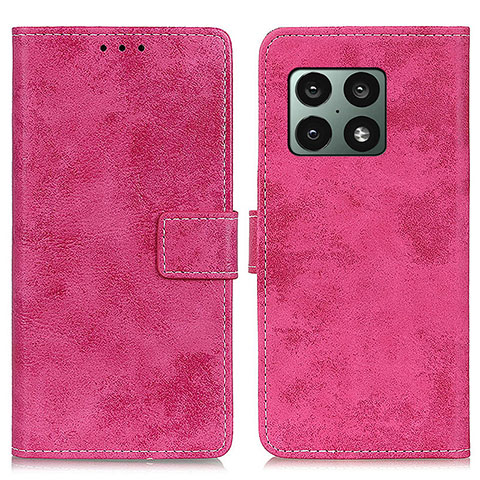 Handytasche Stand Schutzhülle Flip Leder Hülle D05Y für OnePlus 10 Pro 5G Pink