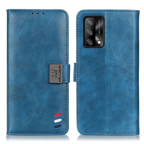 Handytasche Stand Schutzhülle Flip Leder Hülle D06Y für Oppo A74 4G Blau