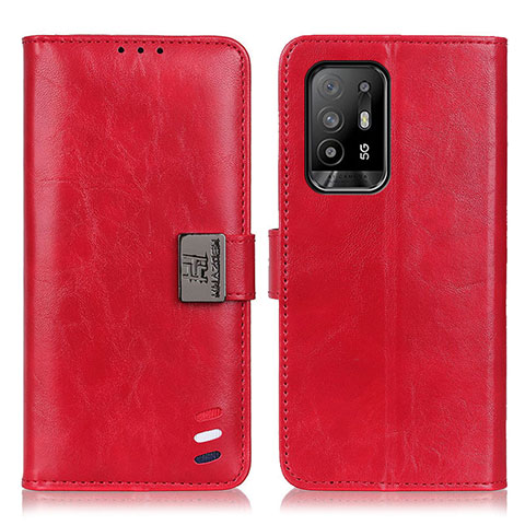 Handytasche Stand Schutzhülle Flip Leder Hülle D06Y für Oppo F19 Pro+ Plus 5G Rot