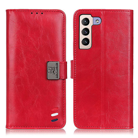 Handytasche Stand Schutzhülle Flip Leder Hülle D06Y für Samsung Galaxy S21 FE 5G Rot