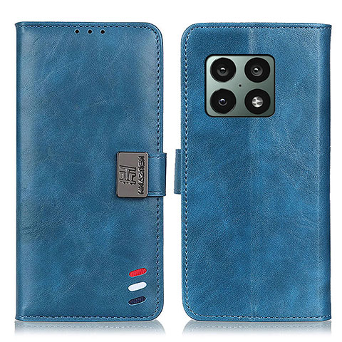 Handytasche Stand Schutzhülle Flip Leder Hülle D07Y für OnePlus 10 Pro 5G Hellblau