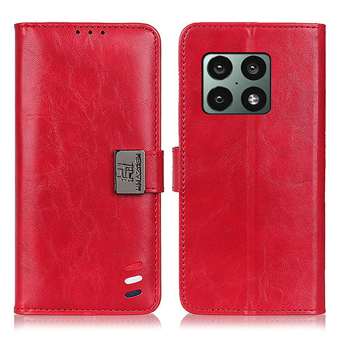 Handytasche Stand Schutzhülle Flip Leder Hülle D07Y für OnePlus 10 Pro 5G Rot