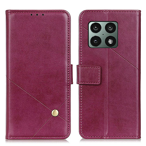 Handytasche Stand Schutzhülle Flip Leder Hülle D08Y für OnePlus 10 Pro 5G Rot