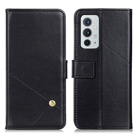 Handytasche Stand Schutzhülle Flip Leder Hülle D08Y für OnePlus 9RT 5G Schwarz