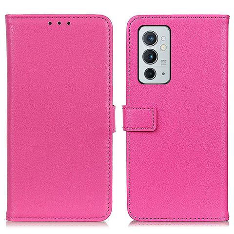 Handytasche Stand Schutzhülle Flip Leder Hülle D09Y für OnePlus 9RT 5G Pink