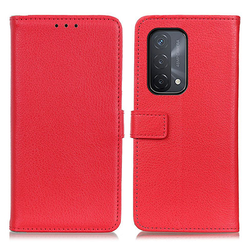 Handytasche Stand Schutzhülle Flip Leder Hülle D09Y für OnePlus Nord N200 5G Rot