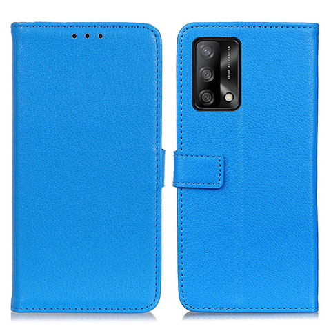 Handytasche Stand Schutzhülle Flip Leder Hülle D09Y für Oppo A74 4G Hellblau