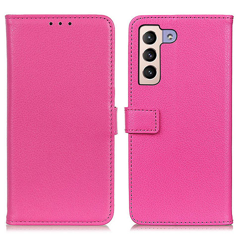 Handytasche Stand Schutzhülle Flip Leder Hülle D09Y für Samsung Galaxy S21 FE 5G Pink