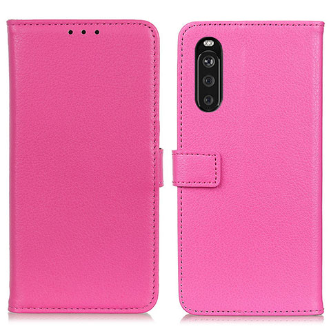 Handytasche Stand Schutzhülle Flip Leder Hülle D09Y für Sony Xperia 10 III Lite Pink