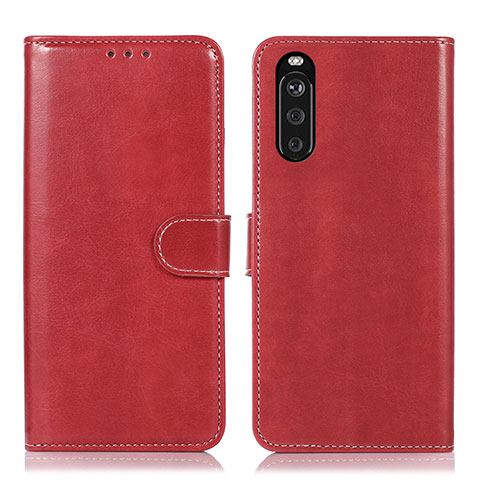 Handytasche Stand Schutzhülle Flip Leder Hülle D10Y für Sony Xperia 10 III SO-52B Rot