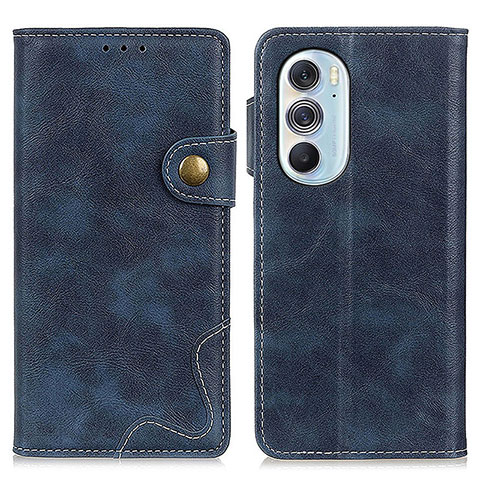 Handytasche Stand Schutzhülle Flip Leder Hülle DY01 für Motorola Moto Edge X30 5G Blau