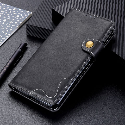 Handytasche Stand Schutzhülle Flip Leder Hülle DY01 für Motorola Moto G100 5G Schwarz