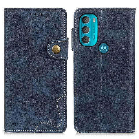 Handytasche Stand Schutzhülle Flip Leder Hülle DY01 für Motorola Moto G71 5G Blau