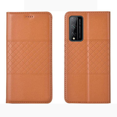 Handytasche Stand Schutzhülle Flip Leder Hülle für Huawei Honor Play4T Pro Orange