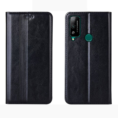 Handytasche Stand Schutzhülle Flip Leder Hülle für Huawei Honor Play4T Schwarz