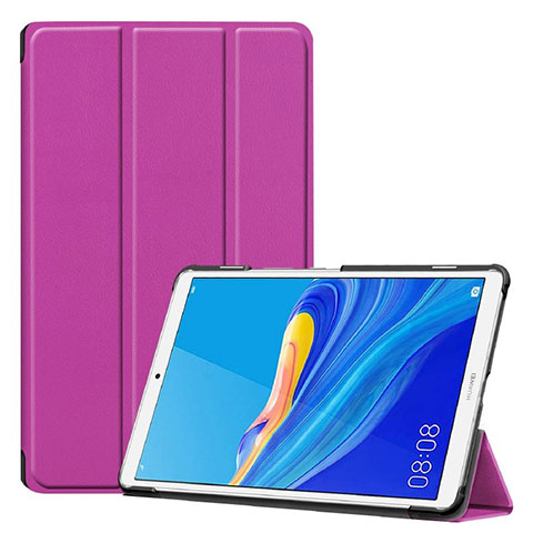 Handytasche Stand Schutzhülle Flip Leder Hülle für Huawei MediaPad M6 8.4 Violett