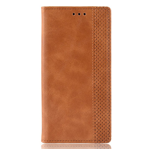 Handytasche Stand Schutzhülle Flip Leder Hülle für Huawei P Smart (2020) Braun