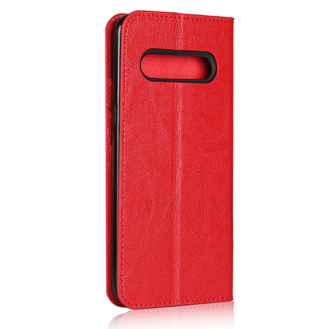 Handytasche Stand Schutzhülle Flip Leder Hülle für LG V60 ThinQ 5G Rot