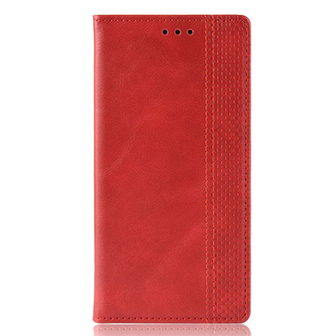 Handytasche Stand Schutzhülle Flip Leder Hülle für Motorola Moto G Stylus Rot