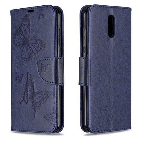 Handytasche Stand Schutzhülle Flip Leder Hülle für Nokia 2.3 Blau