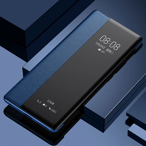 Handytasche Stand Schutzhülle Flip Leder Hülle für OnePlus 10T 5G Blau