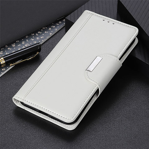 Handytasche Stand Schutzhülle Flip Leder Hülle für OnePlus Nord N10 5G Weiß