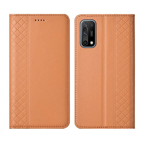 Handytasche Stand Schutzhülle Flip Leder Hülle für Oppo K7x 5G Orange