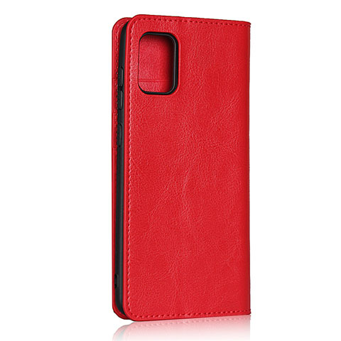 Handytasche Stand Schutzhülle Flip Leder Hülle für Samsung Galaxy A31 Rot