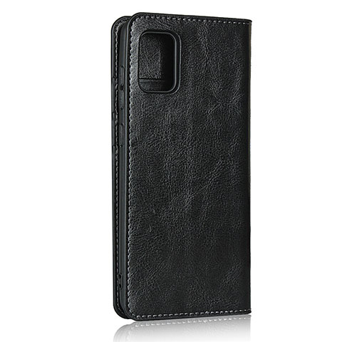 Handytasche Stand Schutzhülle Flip Leder Hülle für Samsung Galaxy A31 Schwarz