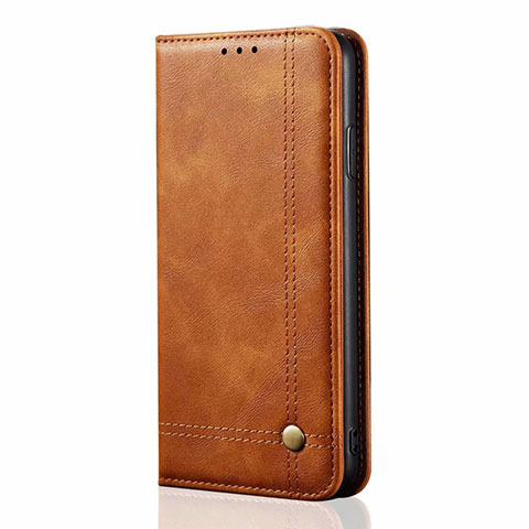 Handytasche Stand Schutzhülle Flip Leder Hülle für Samsung Galaxy M31 Orange