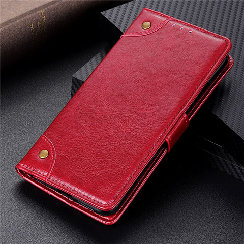 Handytasche Stand Schutzhülle Flip Leder Hülle für Samsung Galaxy M31s Rot