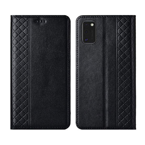 Handytasche Stand Schutzhülle Flip Leder Hülle für Samsung Galaxy M51 Schwarz