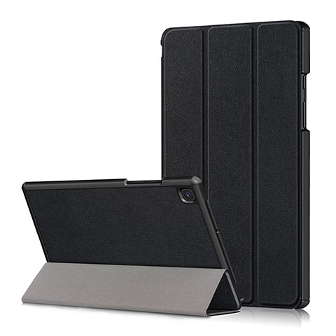 Handytasche Stand Schutzhülle Flip Leder Hülle für Samsung Galaxy Tab A7 4G 10.4 SM-T505 Schwarz