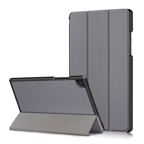 Handytasche Stand Schutzhülle Flip Leder Hülle für Samsung Galaxy Tab A7 Wi-Fi 10.4 SM-T500 Grau