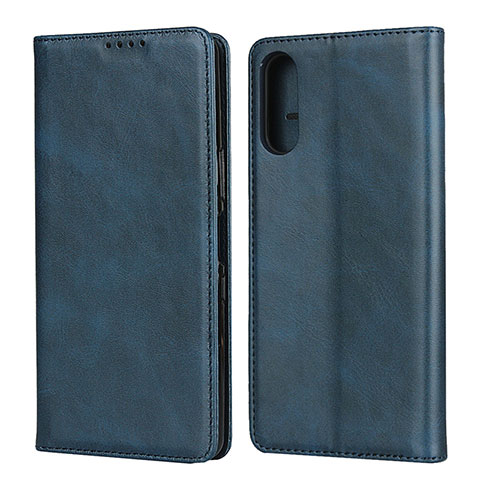 Handytasche Stand Schutzhülle Flip Leder Hülle für Sony Xperia L4 Blau