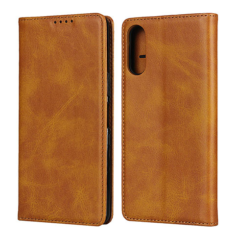 Handytasche Stand Schutzhülle Flip Leder Hülle für Sony Xperia L4 Orange