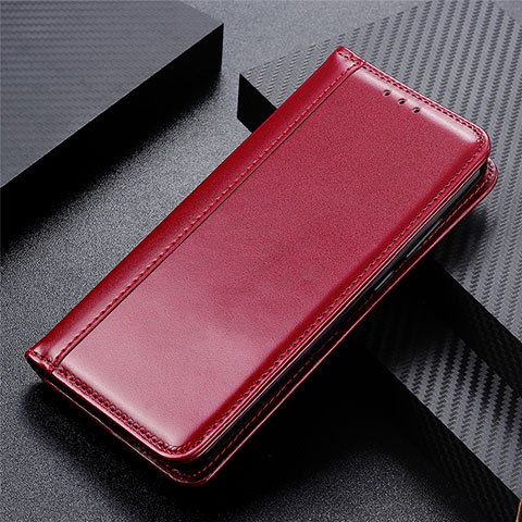 Handytasche Stand Schutzhülle Flip Leder Hülle für Xiaomi Redmi 9A Fuchsie