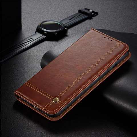 Handytasche Stand Schutzhülle Flip Leder Hülle für Xiaomi Redmi 9C Braun