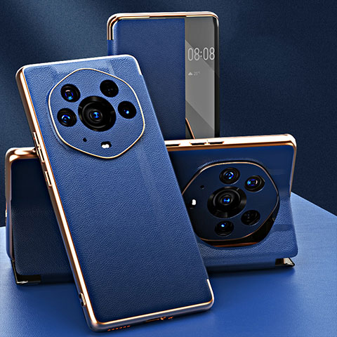 Handytasche Stand Schutzhülle Flip Leder Hülle GS2 für Huawei Honor Magic3 Pro+ Plus 5G Blau