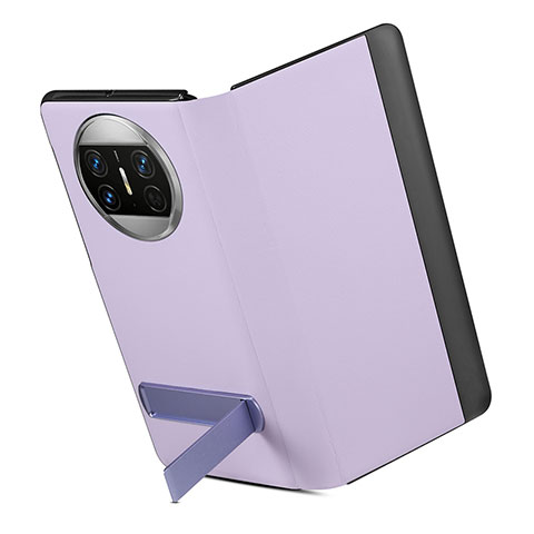 Handytasche Stand Schutzhülle Flip Leder Hülle GS3 für Huawei Mate X3 Violett