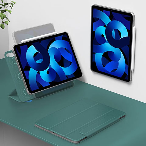 Handytasche Stand Schutzhülle Flip Leder Hülle H01 für Apple iPad Pro 12.9 (2020) Grün