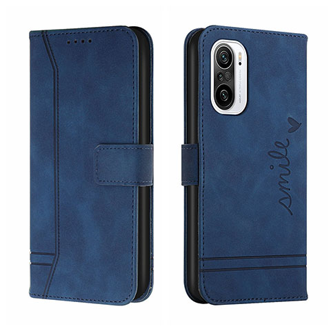 Handytasche Stand Schutzhülle Flip Leder Hülle H01X für Xiaomi Mi 11X Pro 5G Blau