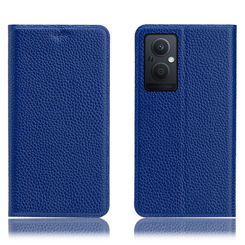 Handytasche Stand Schutzhülle Flip Leder Hülle H02P für OnePlus Nord N20 5G Blau