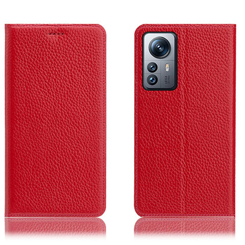 Handytasche Stand Schutzhülle Flip Leder Hülle H02P für Xiaomi Mi 12S 5G Rot