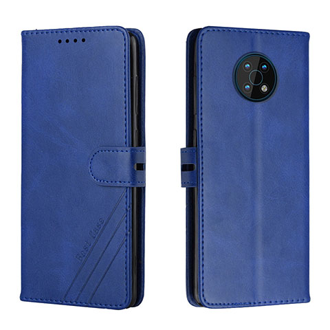 Handytasche Stand Schutzhülle Flip Leder Hülle H02X für Nokia G50 5G Blau