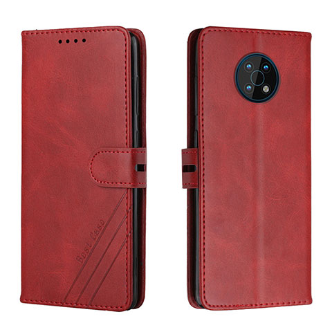 Handytasche Stand Schutzhülle Flip Leder Hülle H02X für Nokia G50 5G Rot