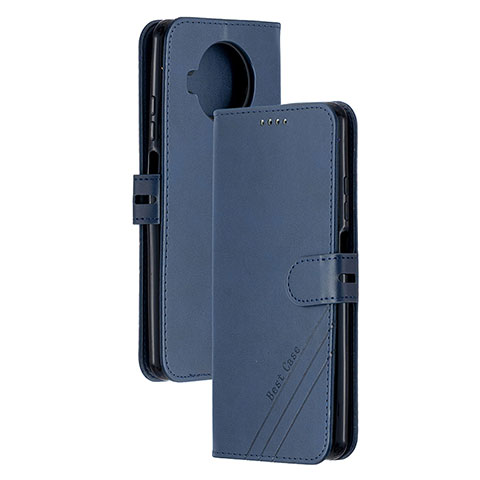 Handytasche Stand Schutzhülle Flip Leder Hülle H02X für Xiaomi Mi 10i 5G Blau