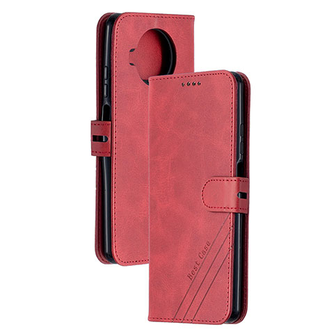 Handytasche Stand Schutzhülle Flip Leder Hülle H02X für Xiaomi Mi 10i 5G Rot