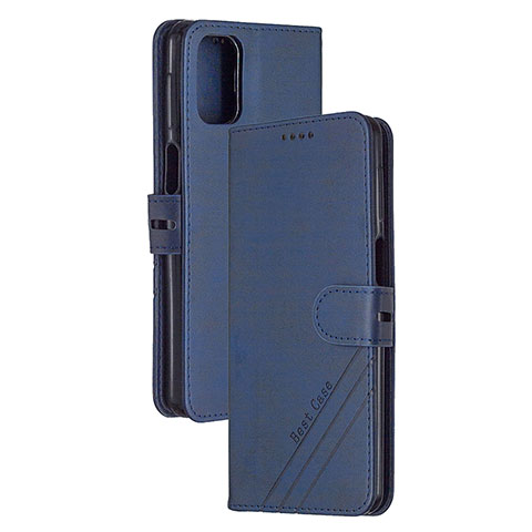 Handytasche Stand Schutzhülle Flip Leder Hülle H02X für Xiaomi Mi 10T 5G Blau